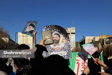 گزارش تصویری | مراسم تشییع پیکر شهدای مدافع امنیت در مشهد (۲۲ دی ۱۴۰۴) - ۴