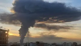 تخلیه موقت روستای سوته&zwnj;کلای آمل در پی حریق شرکت لبنیاتی کاله