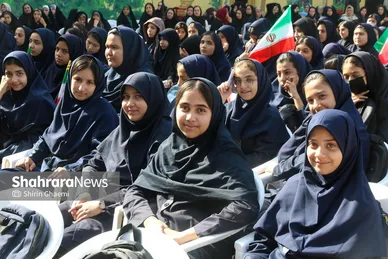 گزارش تصویری | مراسم آغازین سال تحصیلی در دبیرستان دخترانه ذبیح الله هوشیار