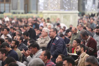 مراسم مناجات شب های ماه مبارک رمضان در حرم مطهر رضوی