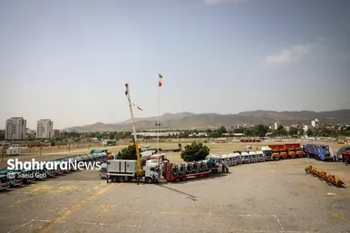 گزارش تصویری | آيين بهره‌برداری از ماشين‌آلات تخصصی خدمات شهری