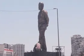 نصب یادمان سرلشکر پاسدار شهید امیرعلی حاجی&zwnj;زاده