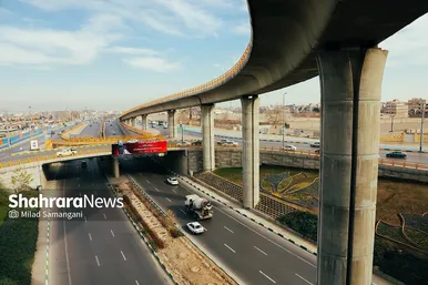 آیین بهره‌برداری از تقاطع چهارسطحی آزادگان مشهد
