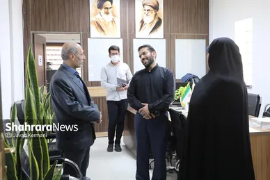 بازدید جمعی از مسئولین شهری مشهدمقدس از موسسه فرهنگی شهرآرا (۲) (۱۶ مرداد ۱۴۰۳)