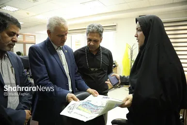 بازدید جمعی از مسئولین شهری و استانی مشهدمقدس از موسسه فرهنگی شهرآرا (۵) (۱۷ مرداد ۱۴۰۳)