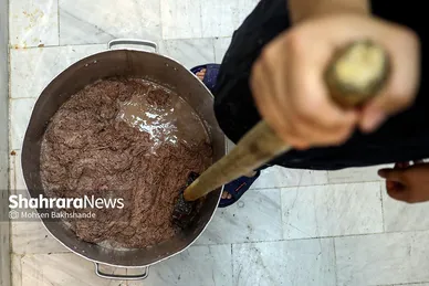 پخت شله مشهدی در مشهد