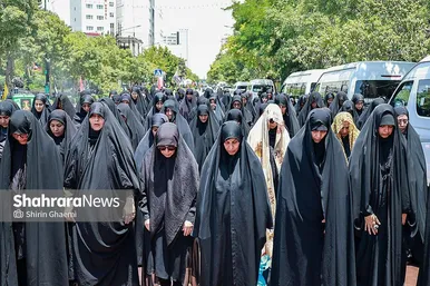گزارش تصویری | عزاداری روز تاسوعای حسینی در خیابان های اطراف حرم مطهر رضوی