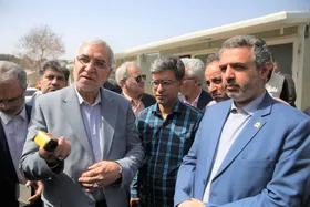 بازدید وزیر بهداشت از نحوه خدمات رسانی به زائران و اقدامات نوروزی شهرداری مشهد (۳ فروردین ۱۴۰۳) + تصاویر