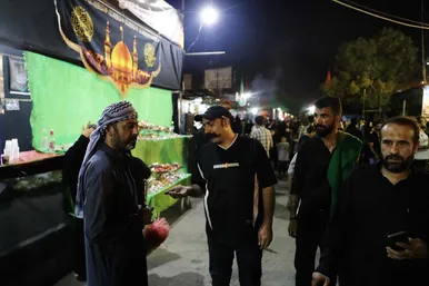آیین سینی گردانی حضرت قاسم علیه السلام در شب هشتم محرم