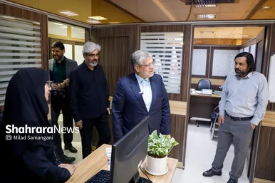 گزارش تصویری | بازدید محمدرضا قلندر شریف شهردار مشهد از موسسه فرهنگی شهرآرا