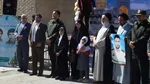 همراهی دختران شهید 