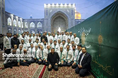 گزارش تصویری | آیین معنوی اعتکاف در حرم امام رضا (ع)
