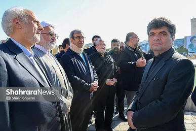 گزارش تصویری |  بازدید استاندار خراسان رضوی از پایانه مسافربری امام رضا (ع)، پروژه ایوان سلام و راه‌آهن مشهد