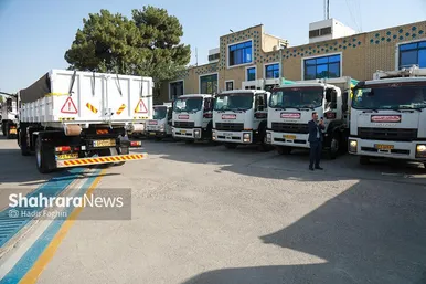 بدرقه کاروان خودرویی اربعین شهرداری مشهد مقدس