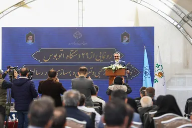 رونمایی از ۲۹ دستگاه اتوبوس جدید و بازگشایی محور شهیدمحبی و بهسازی محور رسالت