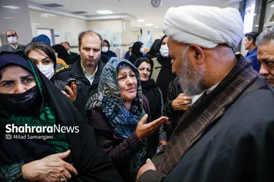 گزارش تصویری | بازدید حجت‌الاسلام نصرالله پژمانفر، رییس کمیسیون اصل نود مجلس، از بیمارستان فارابی مشهد