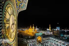 مراسم تحویل سال ۱۴۰۱ در حرم مطهر رضوی
