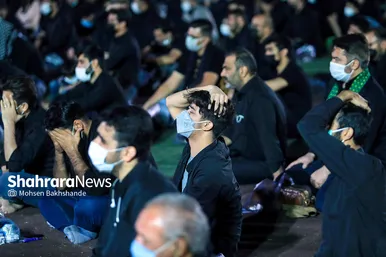 عزاداری دهه اول محرم در ورزشگاه تختی مشهد