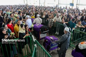عکس&zwnj;های بازگشت اولین کاروان حجاج خراسانی به مشهد