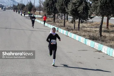 مسابقات دو صحرانوردی بانوان کارگر کشور در مشهد