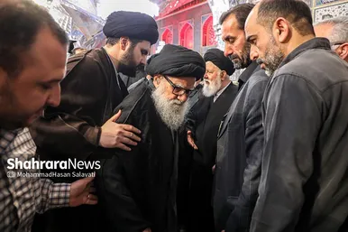 مراسم بزرگداشت شهدای خدمت در حرم مطهر رضوی