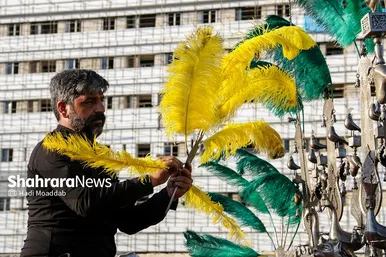 آیین خیمه سوزان عصر عاشورا در مشهد