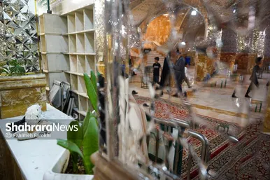 گزارش تصویری | عقد بالا سر حضرت ؛ لحظه شیرین وصال