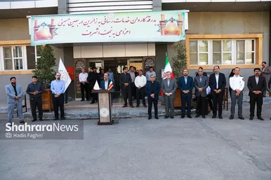 بدرقه کاروان خودرویی اربعین شهرداری مشهد مقدس