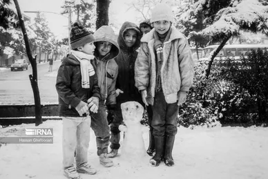 عکس‌هایی از برف سال ۱۳۴۲