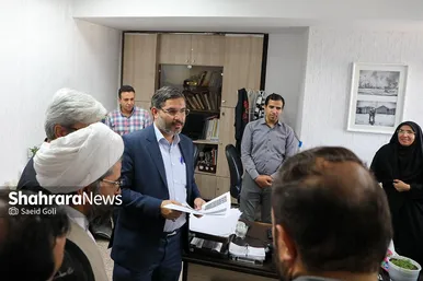 بازدید اعضای شورای اسلامی شهر مشهد از روزنامه شهرآرا