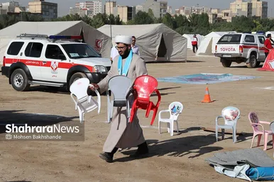 مانور تمام عیار امداد و نجات «ولایت» در منطقه شمال شرق کشور در مشهد