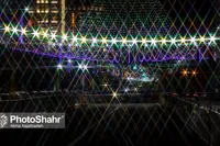 نورافشانی آسمان مشهد‌الرضا(ع) در شب میلاد امیرالمومنین حضرت علی(ع) (۴ بهمن ۱۴۰۲)
