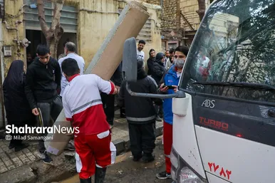 عکس‌هایی از خیابان سپاه در محله سیدی مشهد ۴۸ ساعت پس از سیل