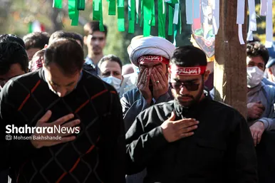 مراسم تشییع و تدفین شهید گمنام در دانشگاه فردوسی مشهد