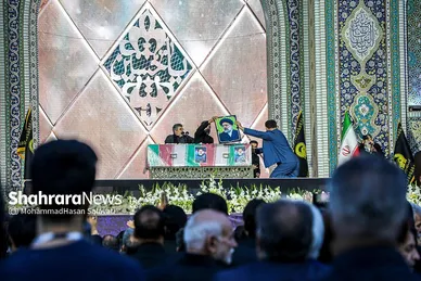 تصاویری از استقبال و تشییع پیکر رئیس جمهور رئیسی و شهدای خدمت در مشهد