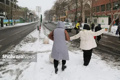 گزارش تصویری | بارش برف در مشهد