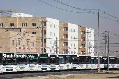 رونمایی از ۲۹ دستگاه اتوبوس جدید  و محور شهید محبی