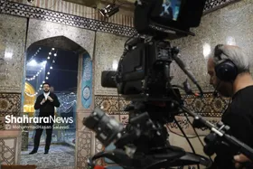 &laquo;وقت سحر&raquo;؛ به افق مشهدالرضا(ع) | گزارشی از پشت صحنه برنامه سحرگاهی شبکه افق در حرم مطهر رضوی