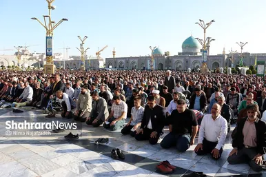 نماز عید سعید فطر در حرم مطهر رضوی