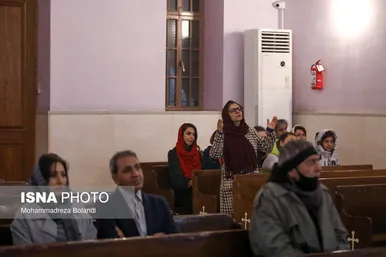 مراسم سال نو میلادی در کلیسای «تارگمانچاتس» تهران
