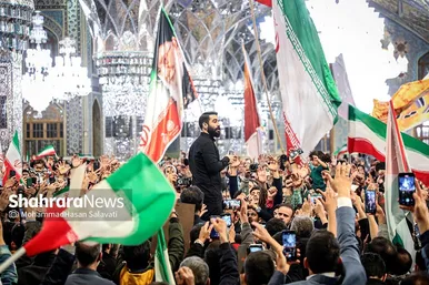 اجتماع مردمی «وعده صادق» در حرم مطهر رضوی