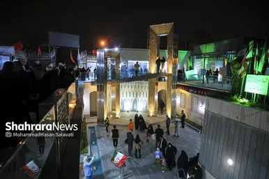 گزارش تصویری | آئین افتتاح معراج شهدای مشهد همزمان با حضور حماسی مردم در خیابان‌ها