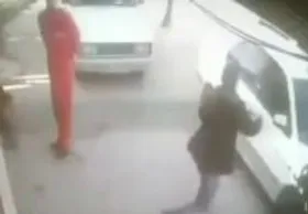 لحظه سرقت سمند در پمپ بنزینی در خوزستان + فیلم