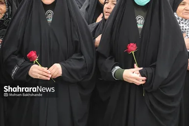 تشییع شهید مرزبانی «معین قدمیاری» در مشهد