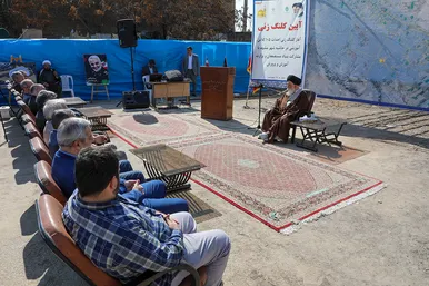 مراسم کلنگ‌زنی احداث 105 کلاس آموزشی در حاشیه شهر