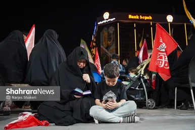 گزارش تصویری | یکصدو سی‌وچهارمین موج خروش شبانه مشهدی‌ها در سنگر خیابان