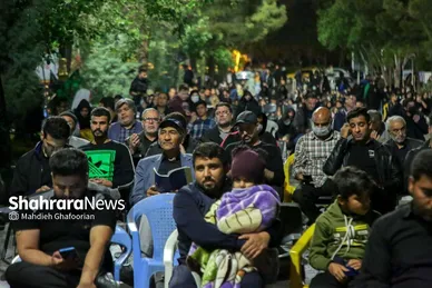 مراسم احیای شب ۲۱ ماه رمضان در بهشت رضا(ع)