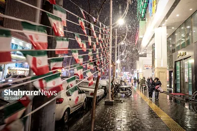 بارش برف در مشهد