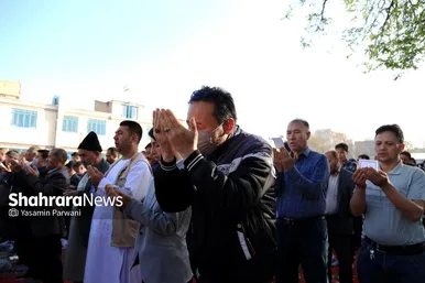 اقامه نماز عید سعید فطر در محله گلشهر (۲۲ فروردین ۱۴۰۳)