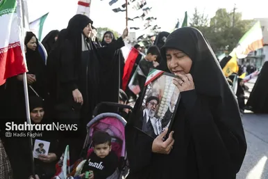 گزارش تصویری | مراسم چهلمین روز شهادت رهبر شهید انقلاب اسلامی در مشهد ۱
